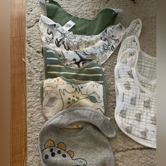 Bundle14 items Baby snap bibs cotton bibs Carter’s bibs - Picture 2 of 6